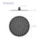 Kibi Circular 10 Metal Ultra Thin Profile Rain Shower Head 1.75 GPM - Matte Black SH1001MB - alternate 5